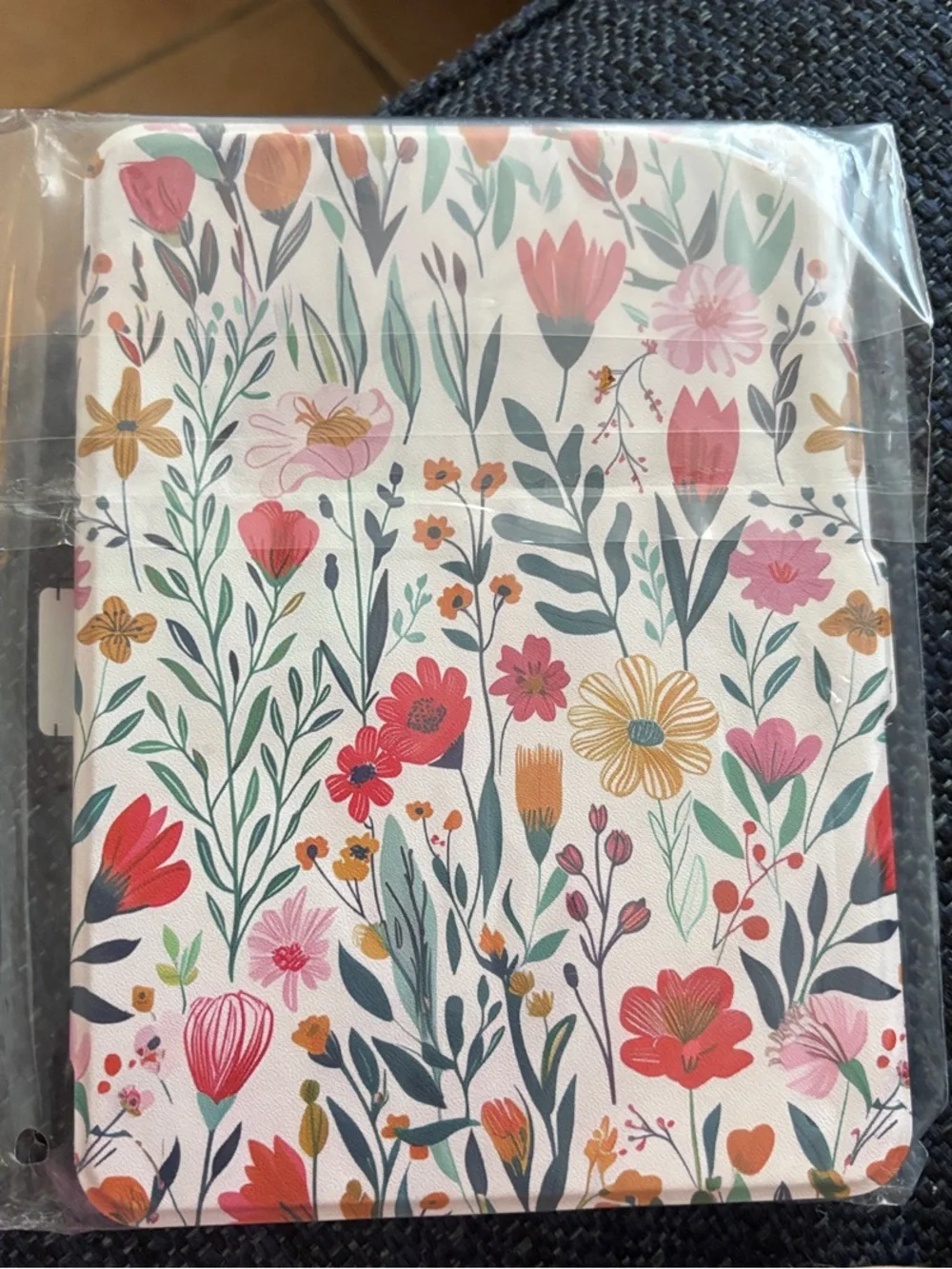 FAMAVALA Floral Shell Case - Pink, Green, Orange